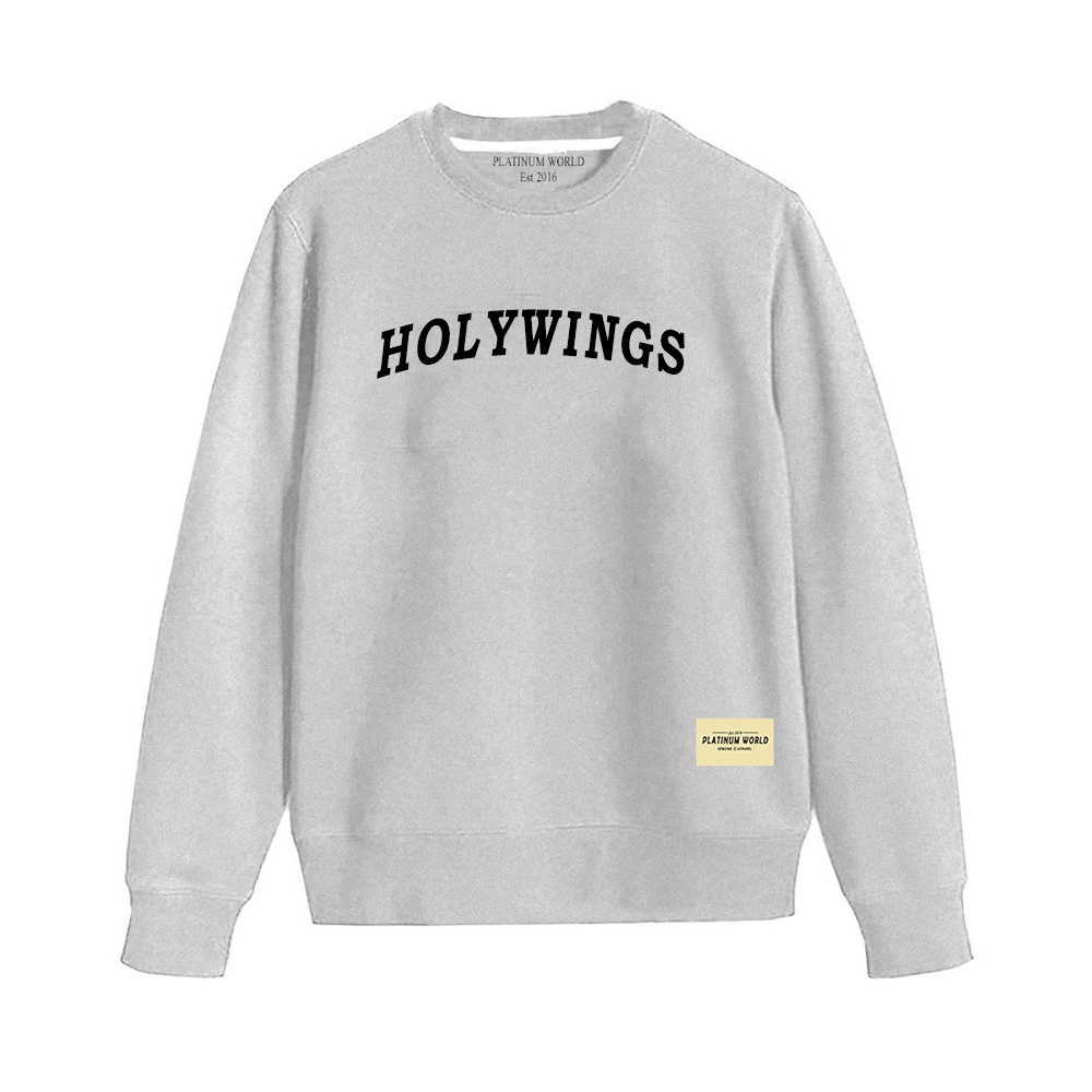 Sweatshirt Crewneck Holywings X Platinum World Grey Authentic Quality