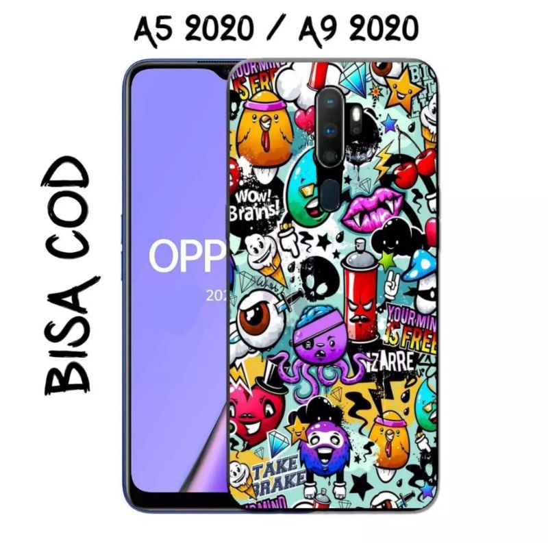 Ax case custom Oppo A5 & A9 2020 grafiti