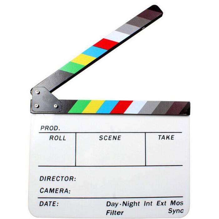 

Unik Profesional Clapper Board Colorful Acrylic - White Diskon Diskon