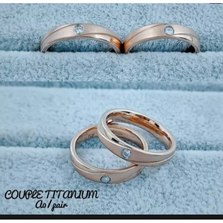 cincin titanium motif  dove terlaris