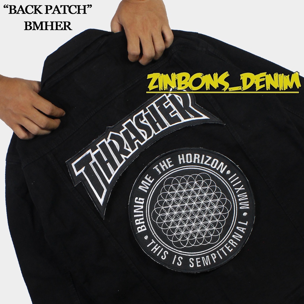 Back patch backpatch bordir besar emblem patch punggung terlengkap starwars bmth Nirvana Motorhead