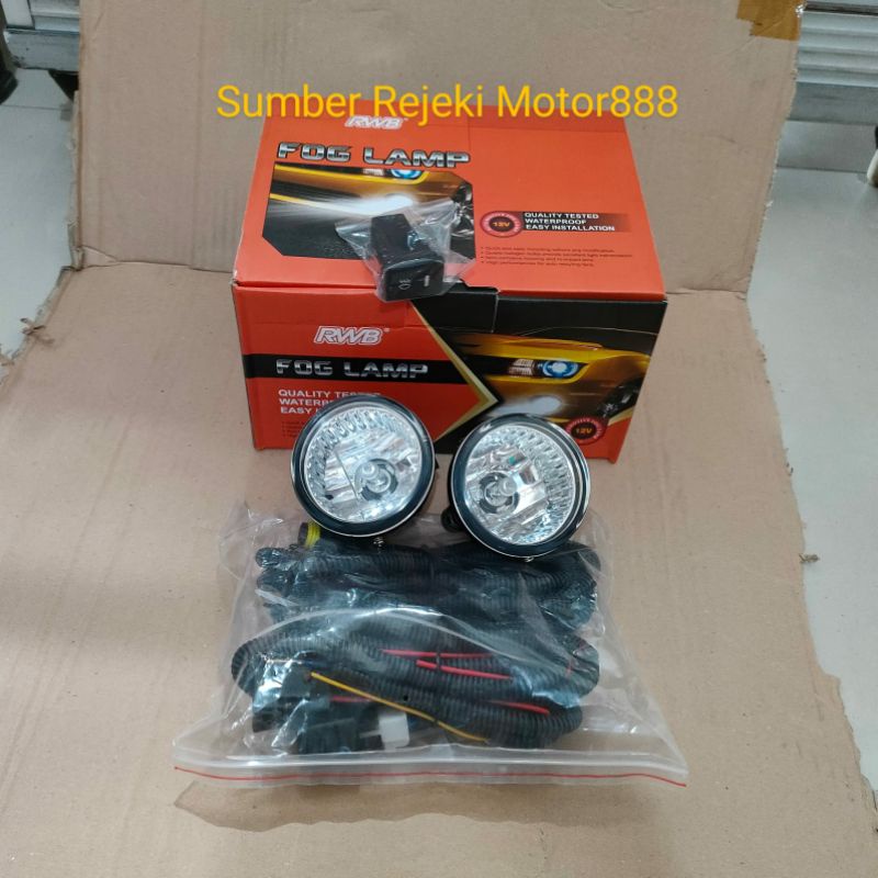 Foglamp Lampu bumper tanduk depan rush old 2009-2014