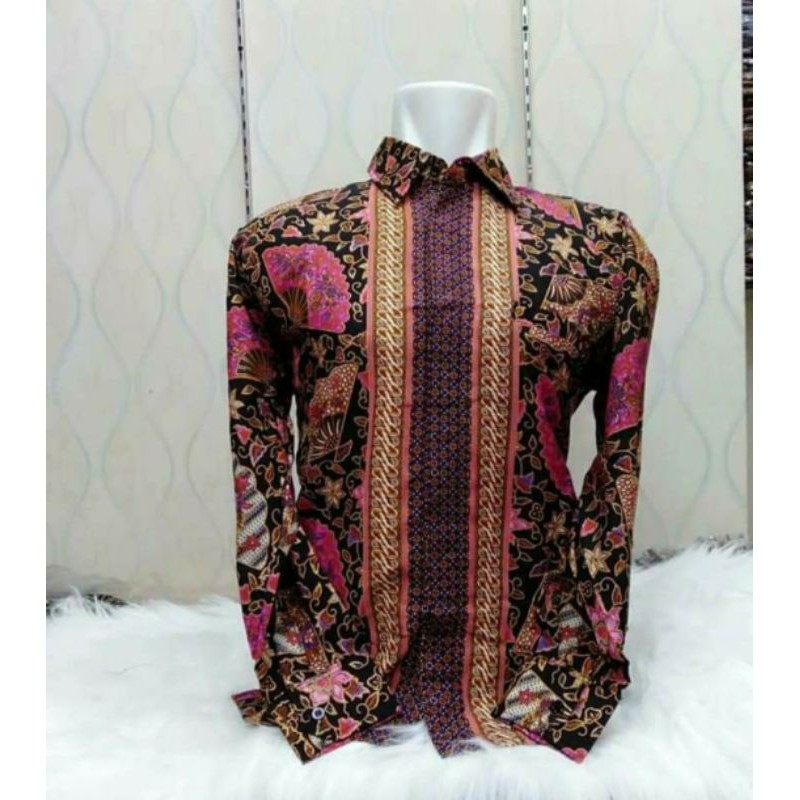 HEM BATIK PRIA PANJANG / KEMEJA BATIK DEWASA / KEMEJA BATIK RAMBAT