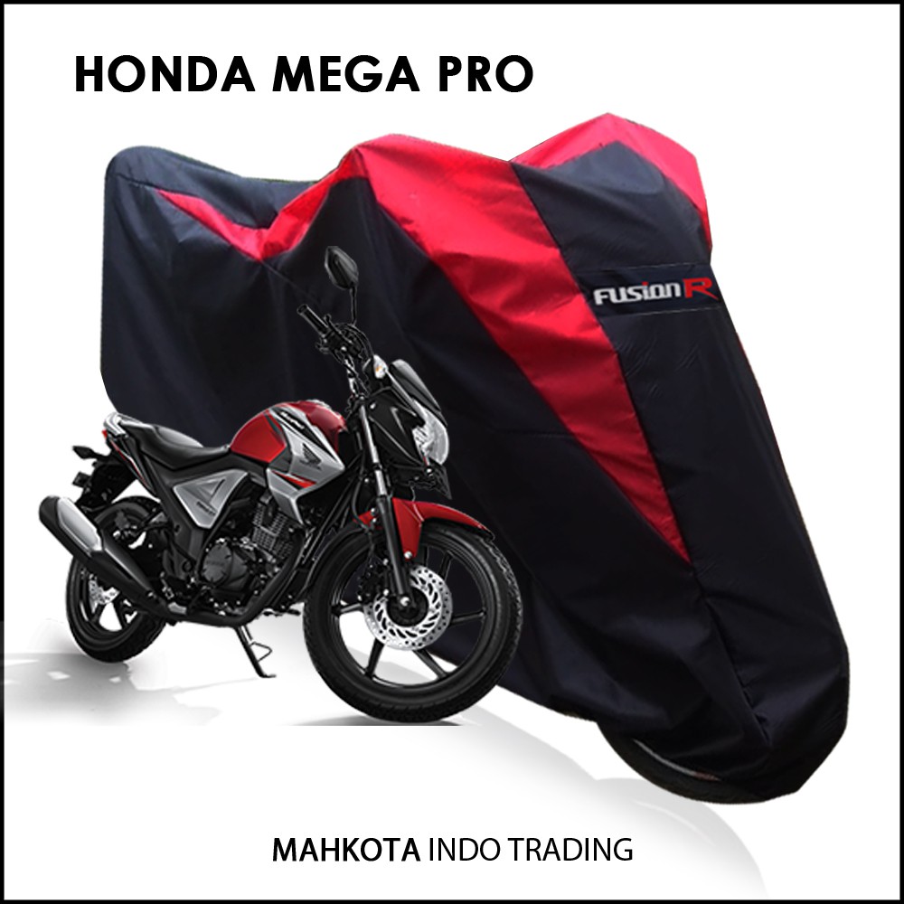 Sarung Motor Warna MEGAPRO Waterproof / Penutup Motor Warna MEGA PRO / Cover Motor Merek FUSION R