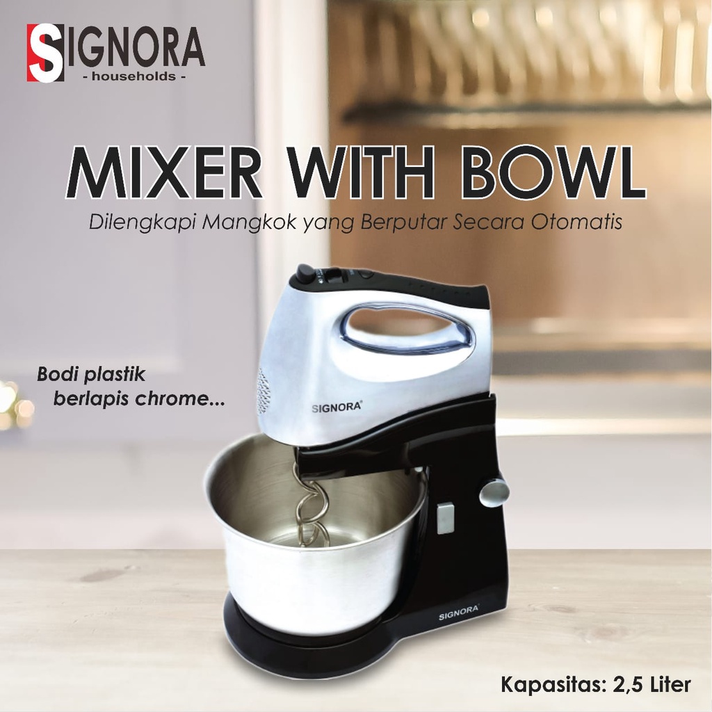 Mixer With Bowl Signora