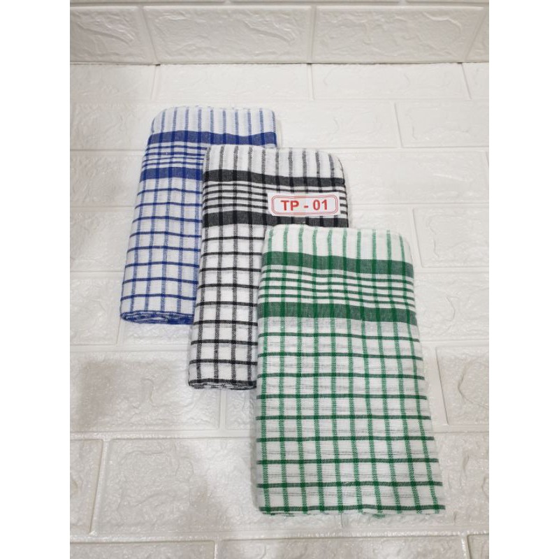 1Set 3pcs Kain Lap Kotak Topo Lap Dapur Murah Meriah