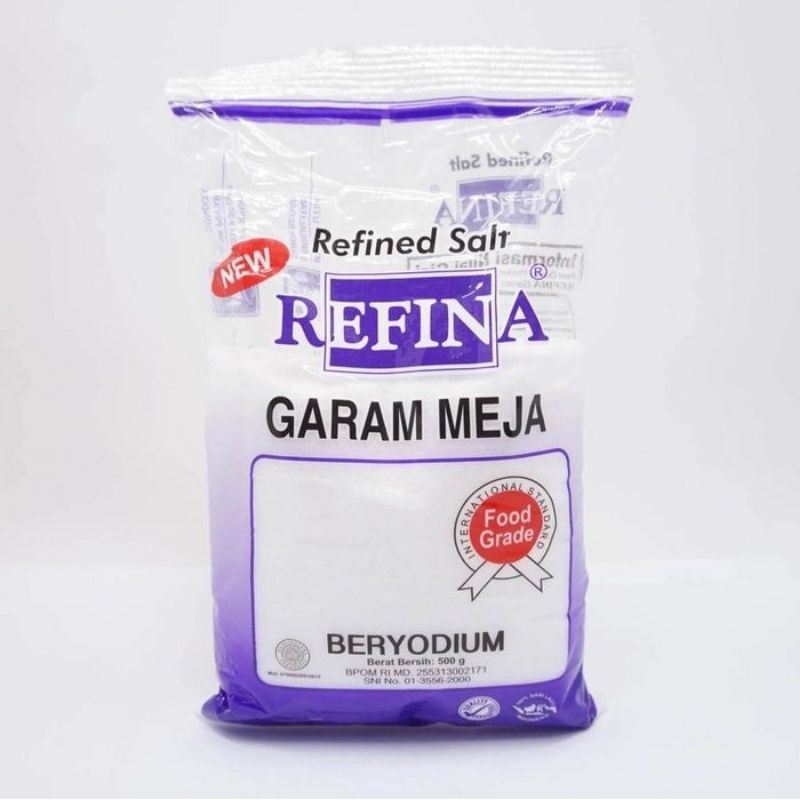 

Garam Refina / Garam Meja Refina 500 Gram