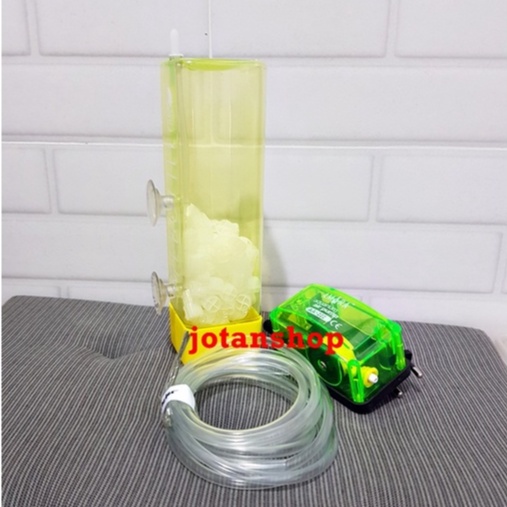 Paket Botol DIY Moving Bed bio reaction Media Filter Aquarium Kaldness K1 MBBR