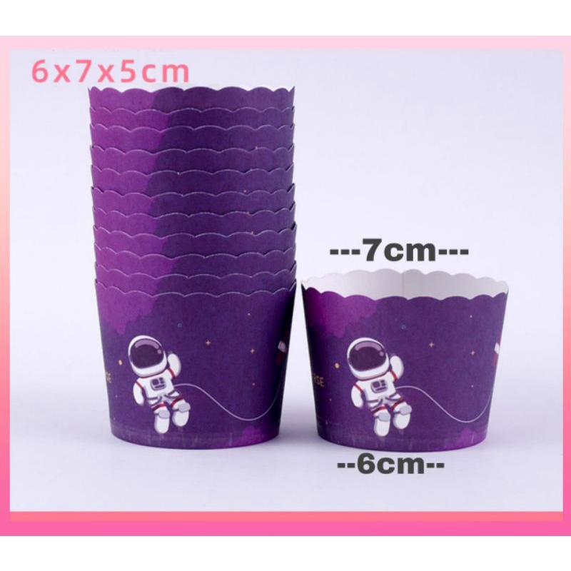 50pcs CUPCAKE CASE MUFFIN PAPER CUPCAKE MUFFIN ANIMAL LUCU UNIK TERBARU TIDAK PERLU TATKAN