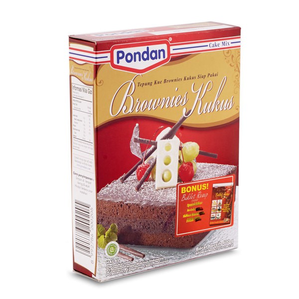 

PONDAN Brownies Kukus Premix 400g - Tepung Kue Brownis Cokelat