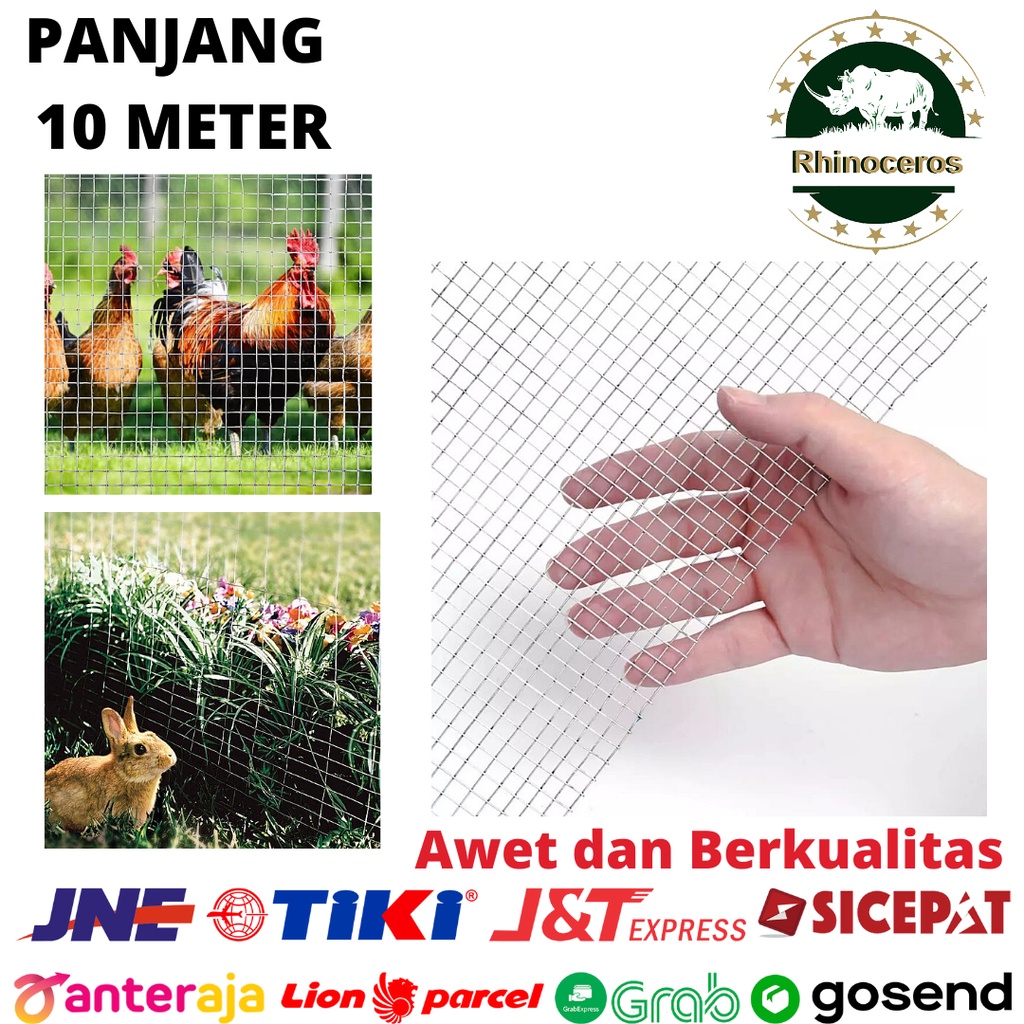 Kawat Loket Galvanis Putih 1/2 Inch Kawat Ram Putih Kawat Ayam Kandang Kawat Taman