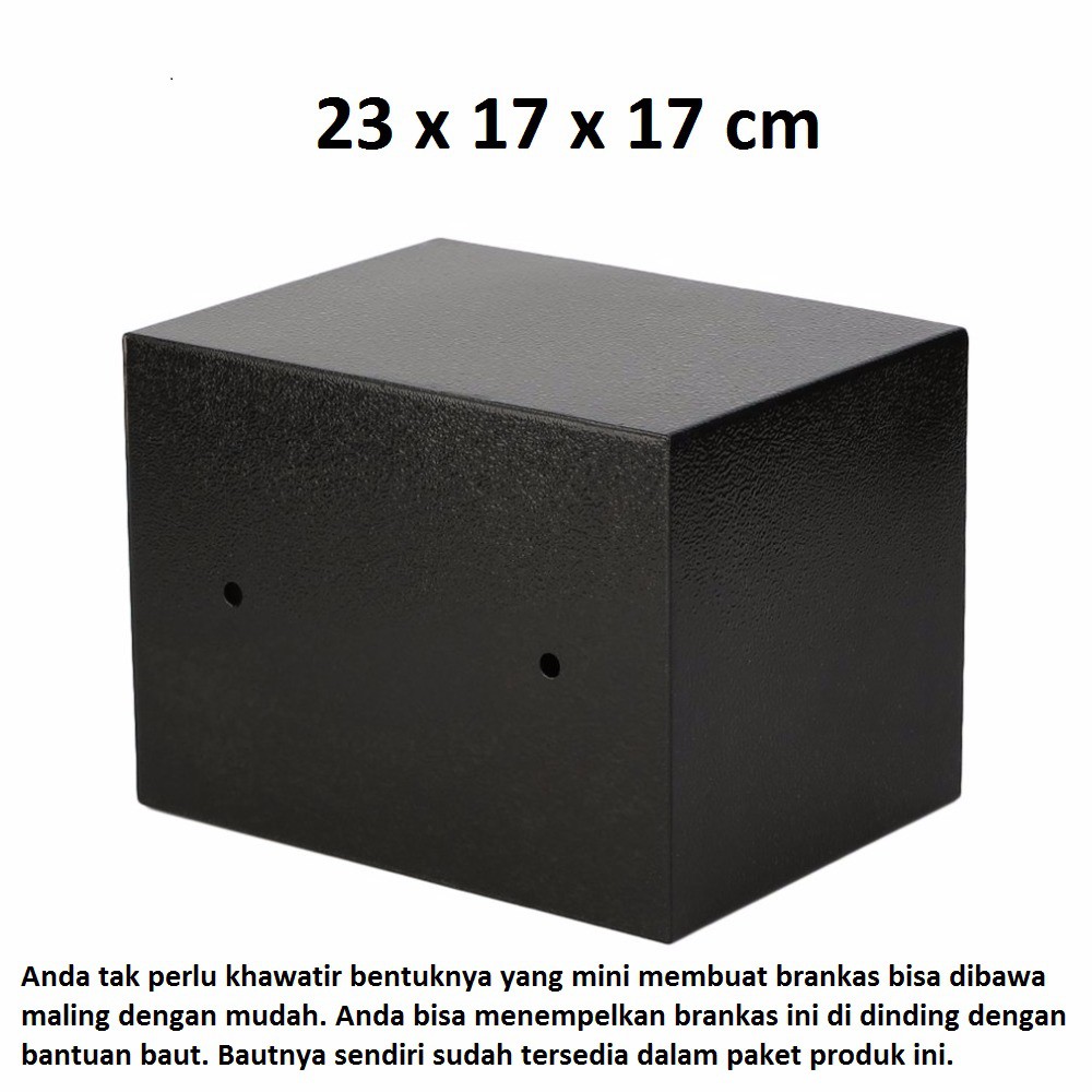 BRANKAS BOX BAJA PASSWORD KODE LED ELEKTRIK AMAN SIMPAN UANG EMAS PERHIASAN DEPOSIT MINI BRANGKAS