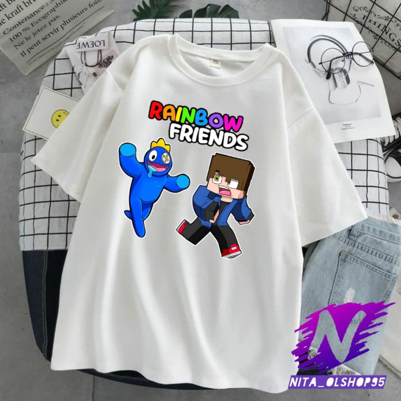 baju anak kaos anak rainbow friends roblox