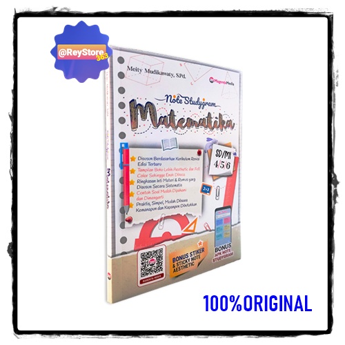 BUKU SD KLS.4.5.6:NOTE STUDYGRAM MATEMATIKA SD/MI KELAS 4-5-6