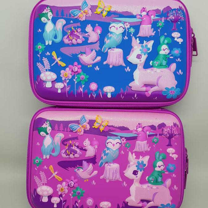 

Promo !!!! Termurah !!! Tempat Pensil Alat tulis Organizer Smiggle Hardcase Waterproof 3D - Ungu