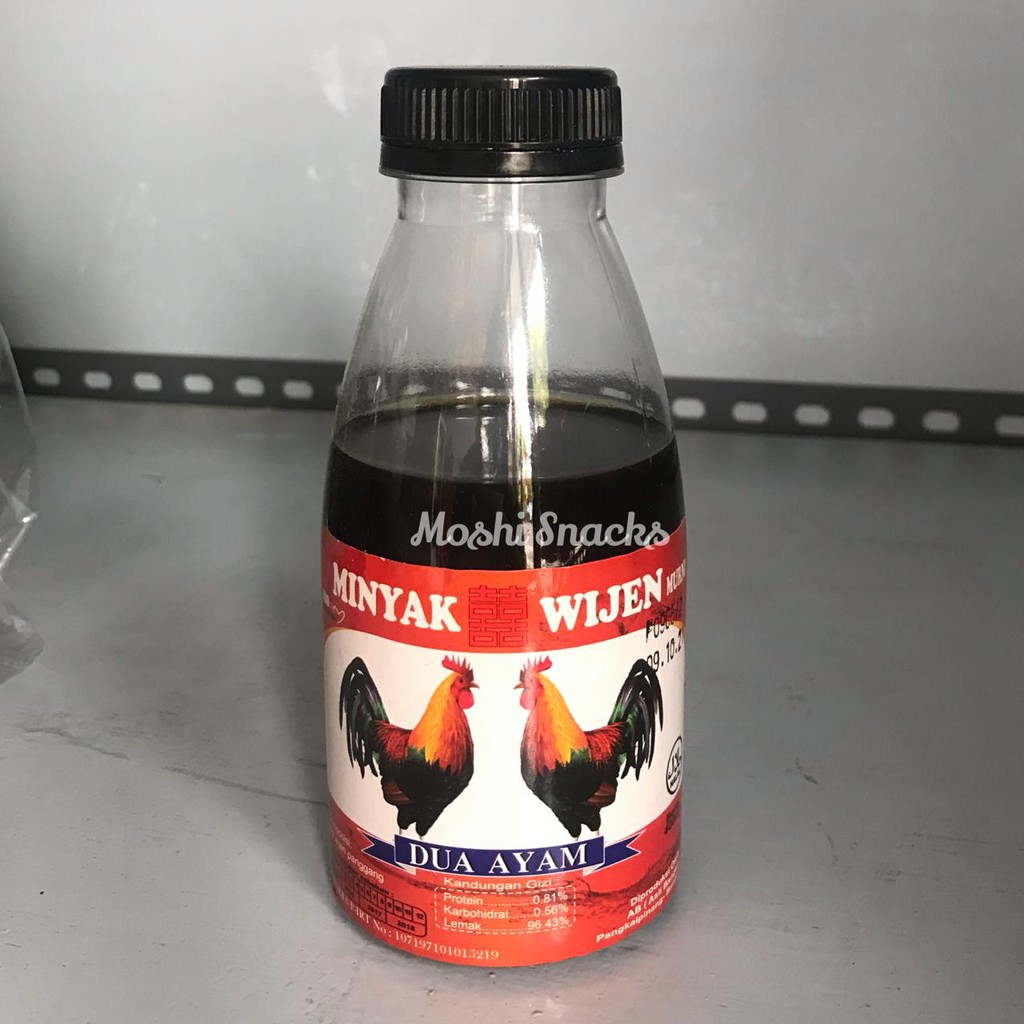 

Minyak Wijen Cap Dua Ayam 250ml Asli Bangka / Sesame Oil / Makjiu / Makyu