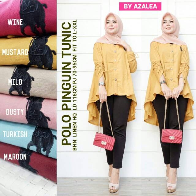 POLO PINGUIN TUNIK MATT.LINEN HQ