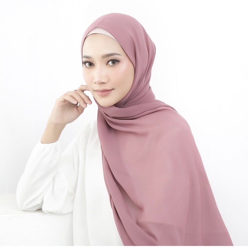 ALGHANI - PASHMINA CERUTY BABYDOLL BASIC TALI CERUTY INSTAN