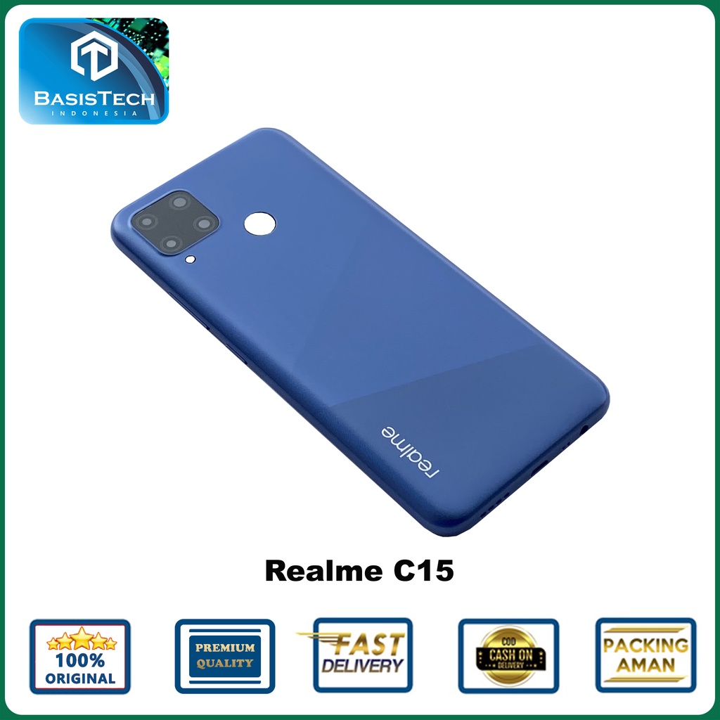 BACKDOOR REALME C15 BASISTECH ORIGINAL QUALITY