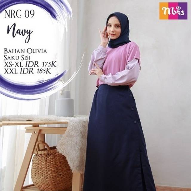 Rok celana muslimah Nibras NRC -09