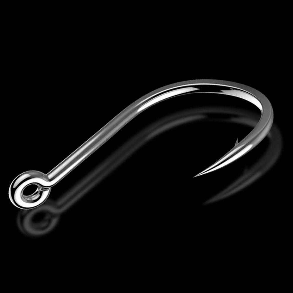 TOP 500pcs Pengait Pancing2# 3# 4# 5# 6# Hook Berduri Jig Kepala Engkol Offshore Angling