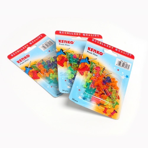 

Push Pin warna-warni PN-30 Kenko TERMURAH