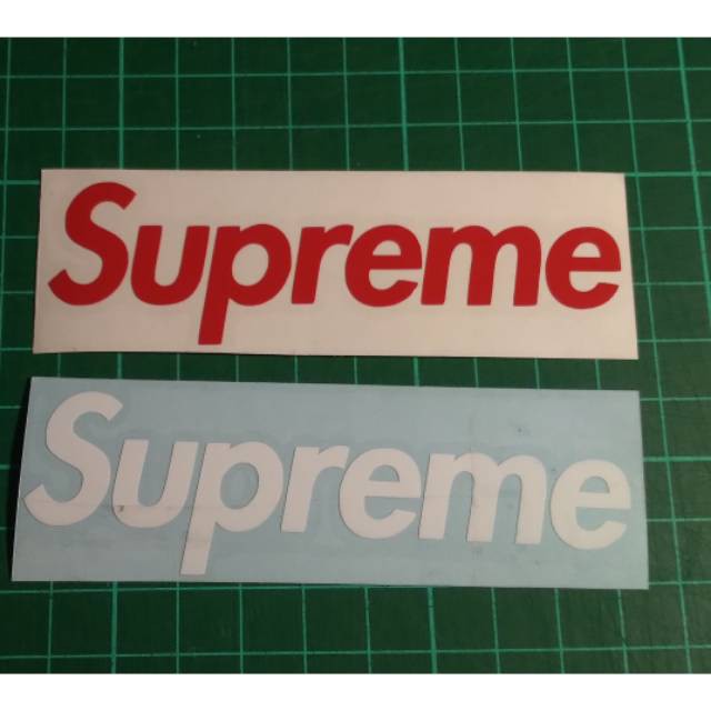 

Cutting Sticker Supreme 23x6cm