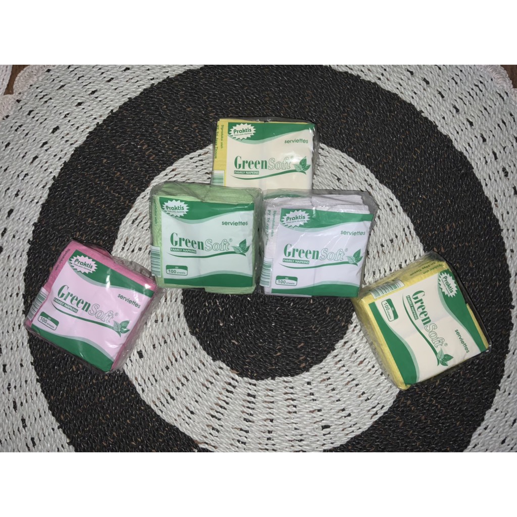 [1 Dus Tisu] Tissue Dapur Penyerap Minyak Tissu Makan Tisu Napkin Isi 100 Sheets 1 Karton Isi 60Pack