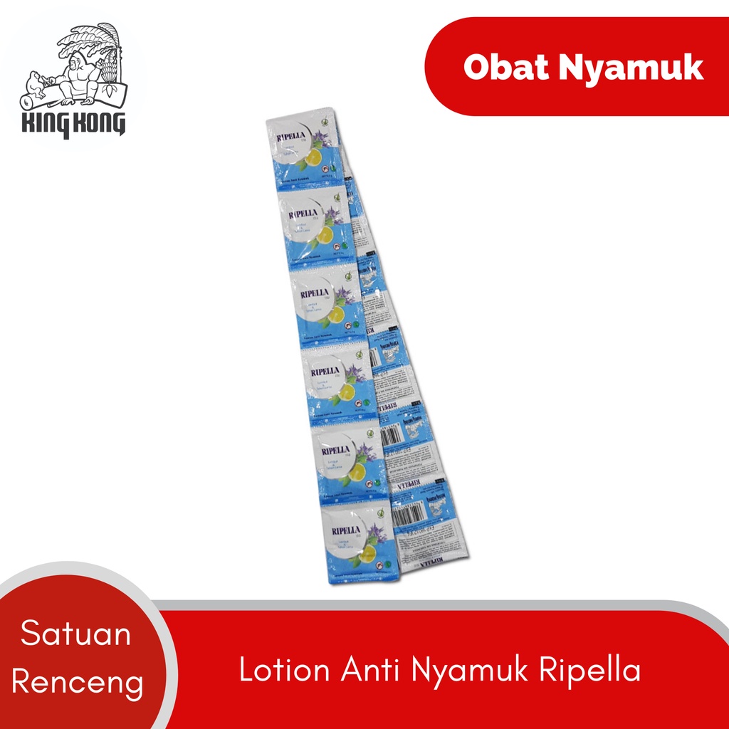 Lotion Anti Nyamuk Ripella dijual per renceng