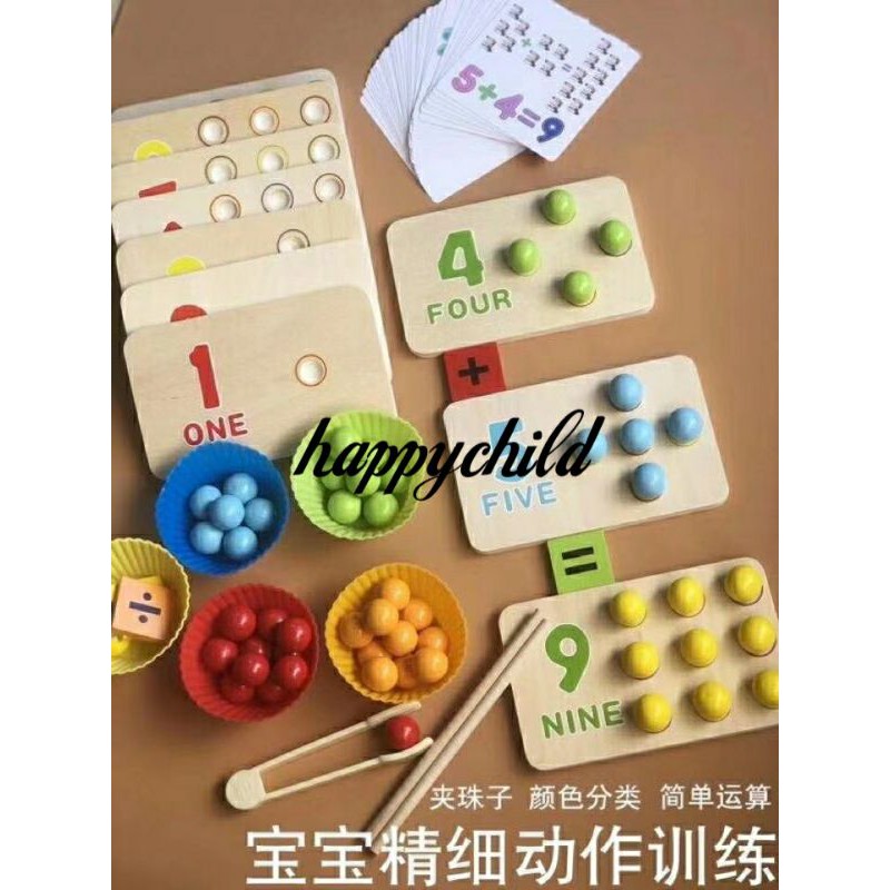 pinch game learning resources counting color sorting calculation/mainan edukasi/happychild