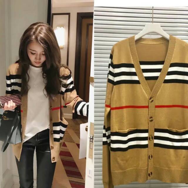 Sweater rajut burberry import