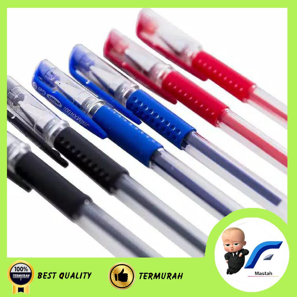 

Pena Gel Pulpen Gel Ink 0.5Mm Termurah / Pena Pen Tinta Cair Alat Tulis / Pulpen Warna