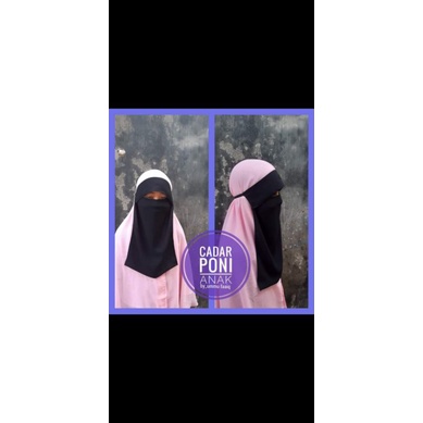 Cadar Bandana Poni Kids Tali Karet Siffon silky