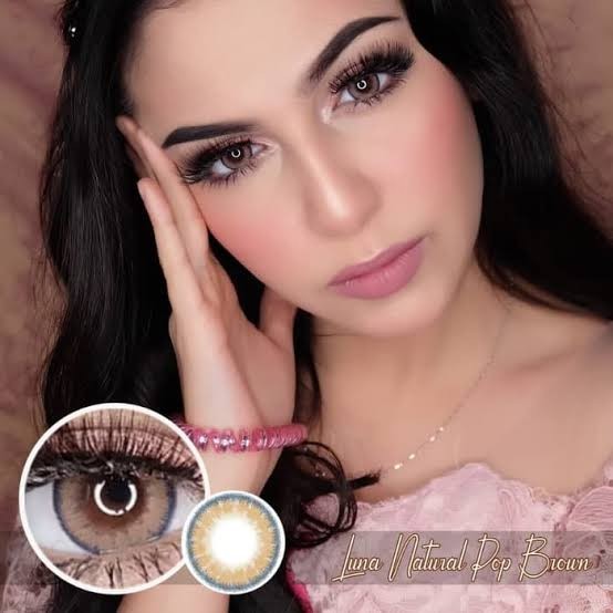 SOFTLENS TOP GEL LUNA NATURAL SERIES NORMAL DAN MINUS / CONTAC LENS