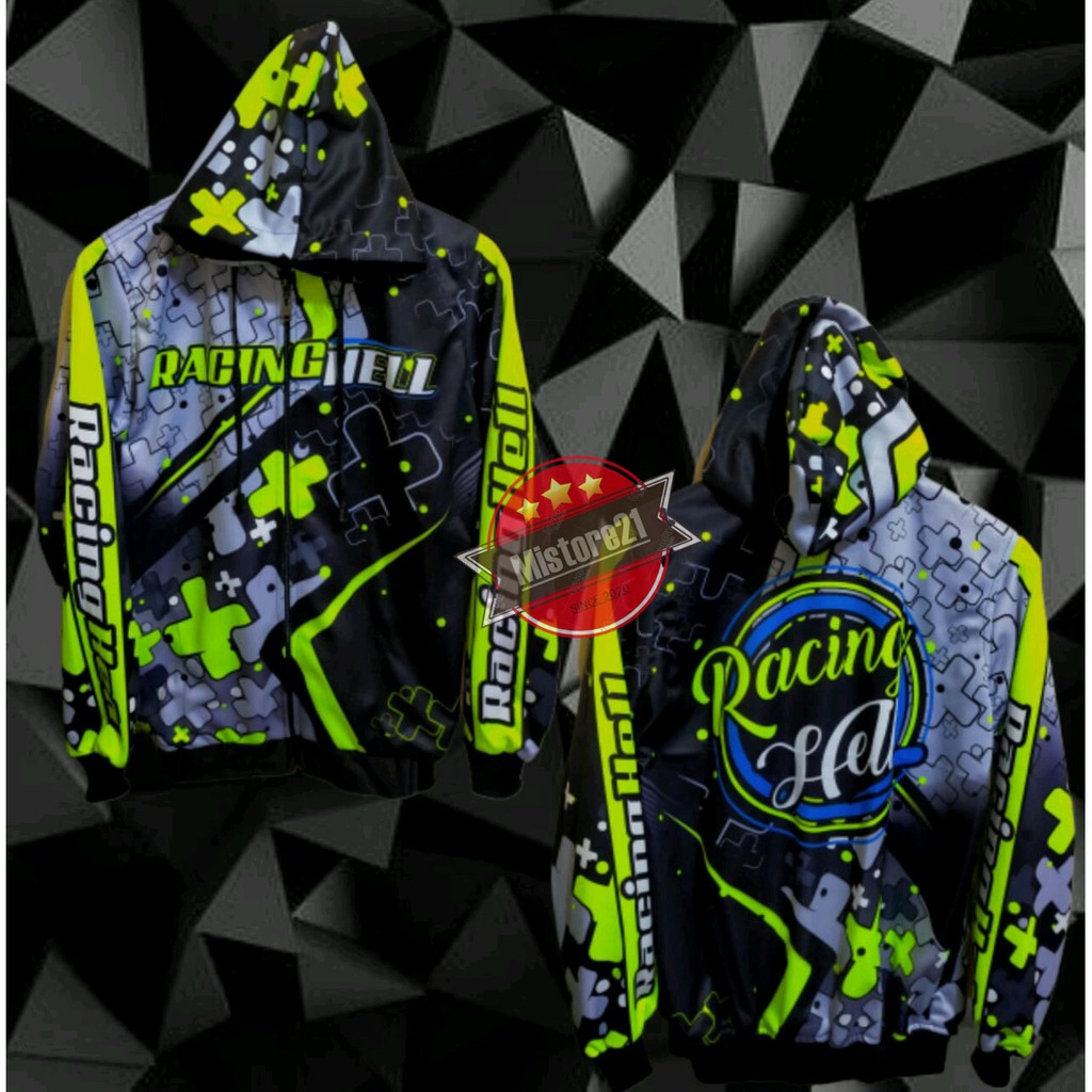 JAKET RACING HELL FULLPRINT TERLARIS