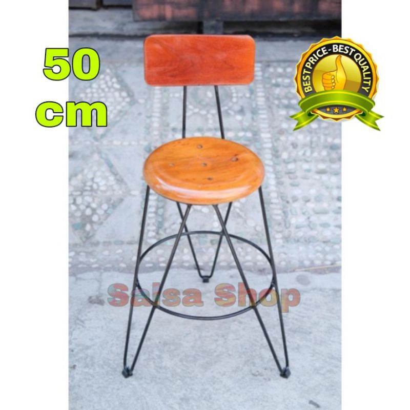 Jual Kursi Cafe Sandar 50cm Kursi Bar Kursi Kafe Kursi Cafe Besi Kursi ...