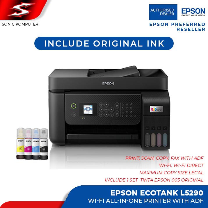 Epson EcoTank L5290 Wi Fi All in One Ink Tank Printer with ADF