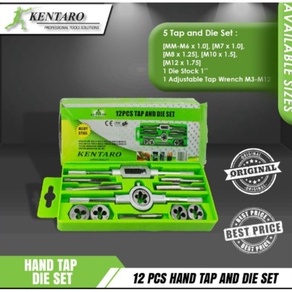 HAND TAP DIE SET 12PCS/SET KENTARO JAPAN QUALITY