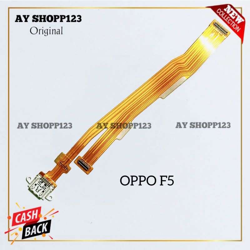 Flexible Konektor Charger Oppo F5 Original 100% / Con Tc Oppo F5