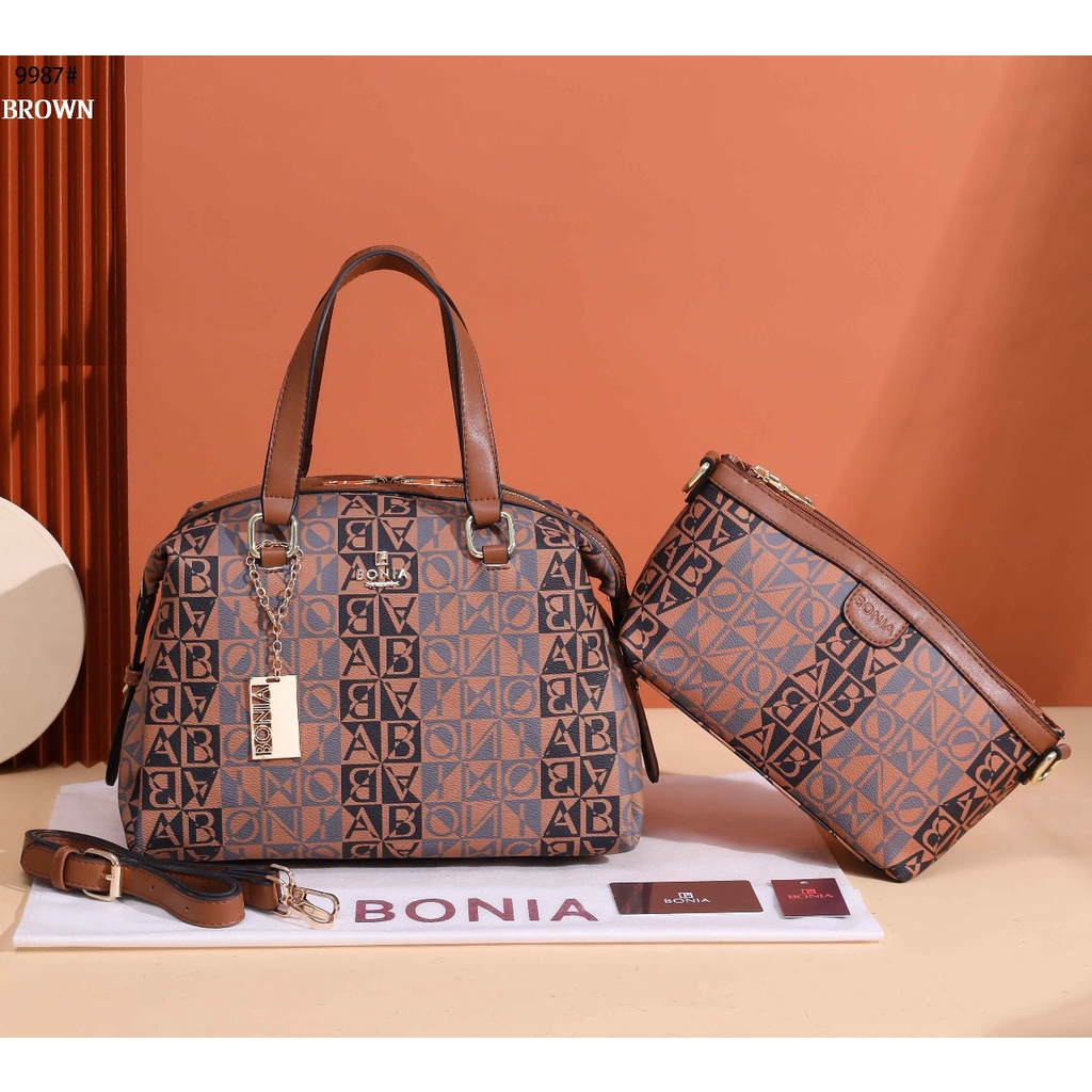 Bo Satchel Bag With Sling Bag #9987