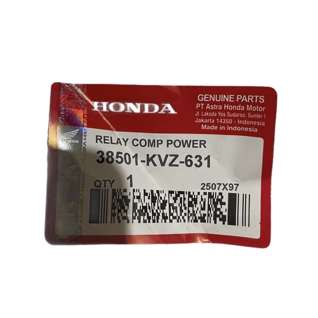 RELAY STARTER KAKI 5 BEAT FI/BEAT ESP/BEAT POP/BEAT STREET/SCOOPY F1 CODE KVZ-3