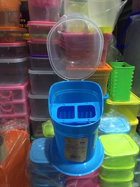 HOMMY-Tempat Sendok Garpu Tutup / Tempat Wadah Sendok Garpu Rebecca Cutlery Holder