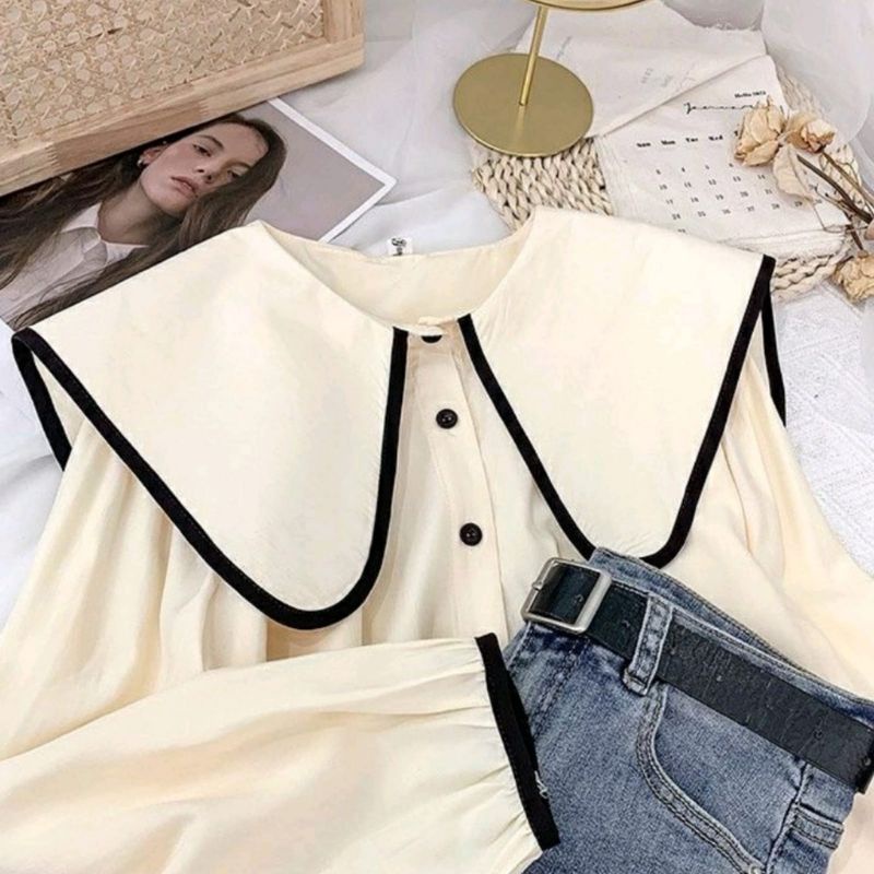 Benet blouse atasan wanita top korean style fashion wanita remaja