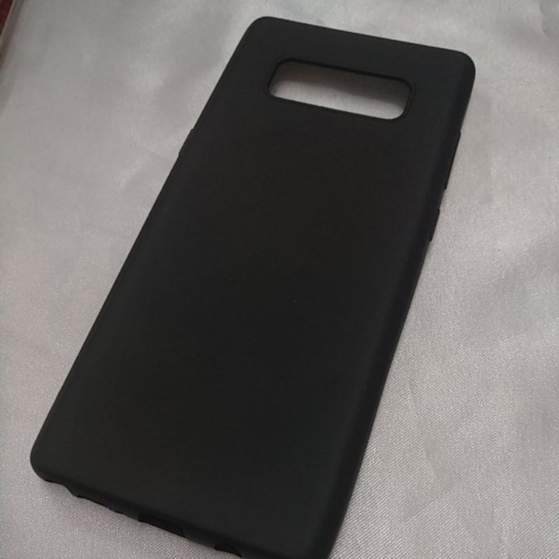 softcase hitam Black Doft note 8/ iphone6plus/iphone7/iphone8/iphoneX/iphomexS