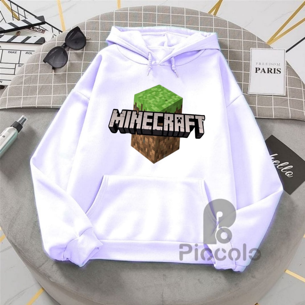 JAKET HOODIE ANAK MINECRAFT BAHAN PREMIUM