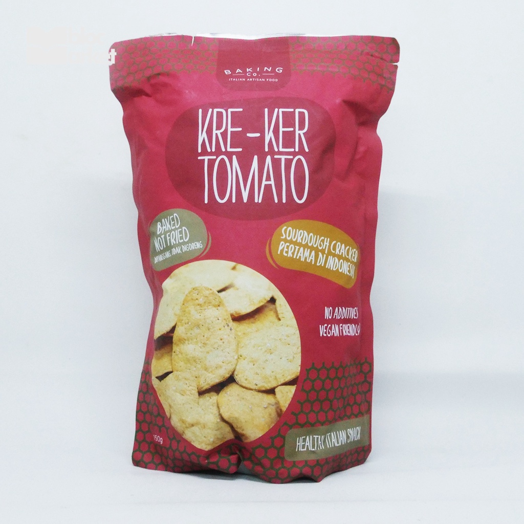 

BAKING CO KRE-KER TOMATO & OREGANO 150GR | SNACK SEHAT