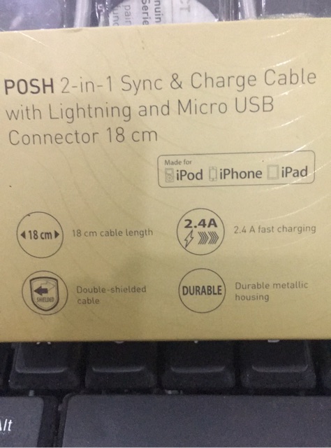 capdase posh 2 in 1 charger original 100%