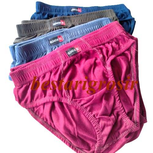 (M L XL 3L 4L 5L)  LUSINAN 12 PCS CELANA DALAM PRIA DEWASA BOXER CD PRIA LUSINAN MURAH FELDATEX