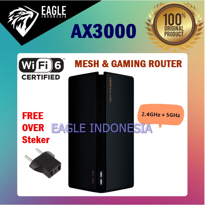 MI AX3000 MESH Wifi 6 Gigabit Gaming Router Dual Band