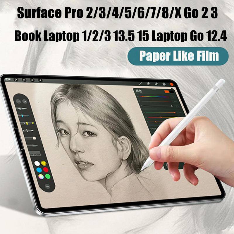 Pelindung Layar Untuk Surface Pro 4 5 6 7x2021 13 12.3 Go 2 3 10.5 10.0 Surface Book 1 2 3 13.5